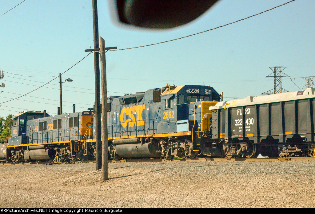 CSX Locomotives in the Yard